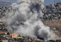 shift in middle east tension 182 hundred dead in lebanon